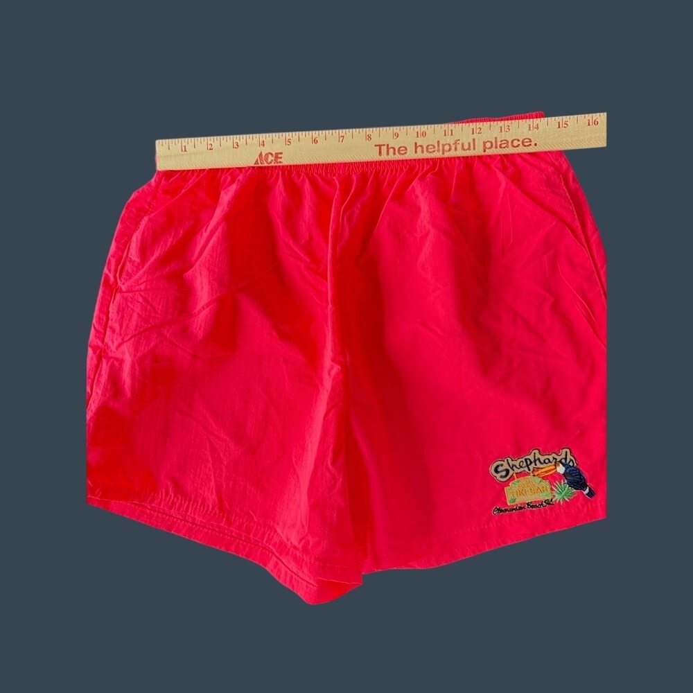 Vintage Shephard's Tiki Beach Bar & Grill Clearwater, FL Shorts - Size LARGE - Picture 3 of 7